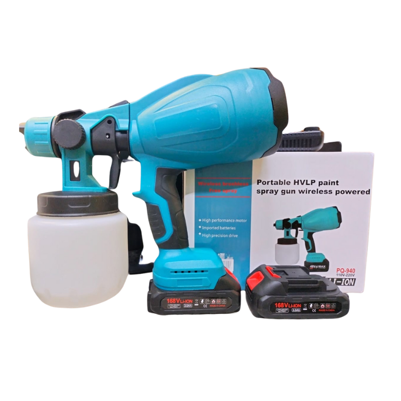 Spray Gun |Pulverizador Inalámbrico |Pistola Pulverizadora Portátil 168V