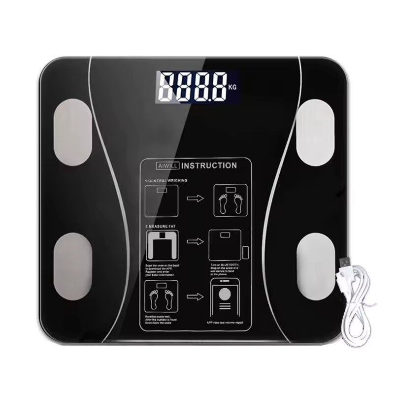 Balanza Digital Bluetooth 180kg Control de Peso Inteligente